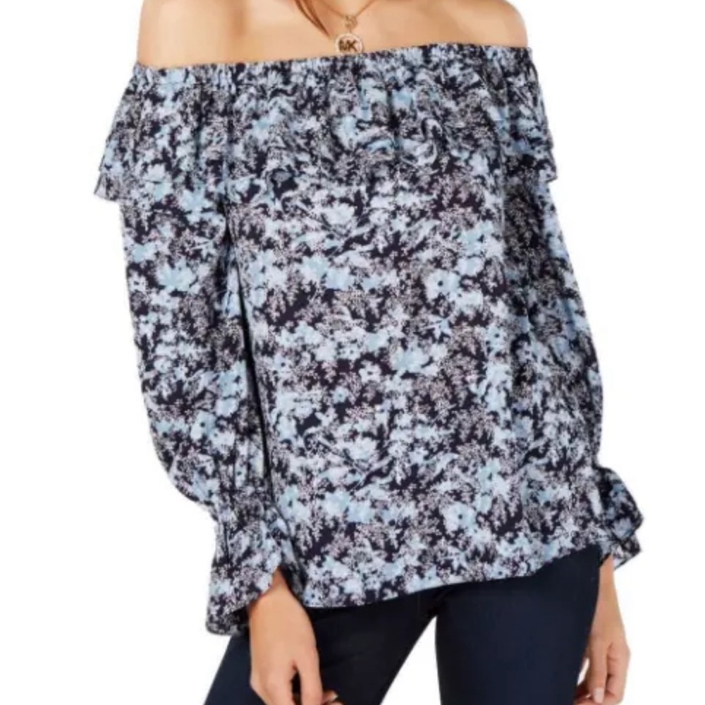 Michael Michael Kors Long Sleeved Ruffled Blouse